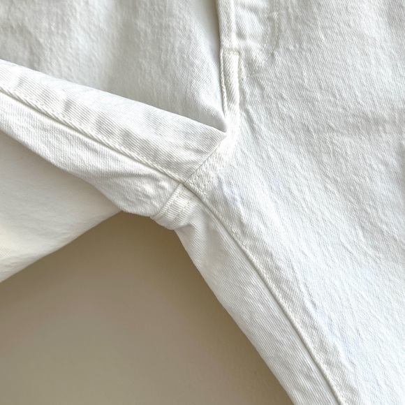 Levi’s 501 Women’s White Skinny Jeans, Button Fly Pants, Size Small - Picture 10 of 16